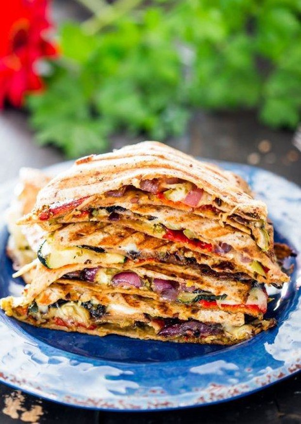 Ide ketiga : Grilled vegetables quesadillas