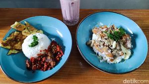Dori Mozarella dengan Keju Mulur di Kafe Hakuna Matata