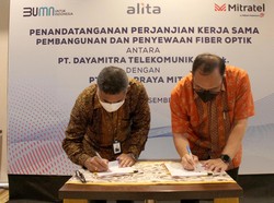 Mitratel Gandeng Alita Bangun 6.000 Km Kabel Optik