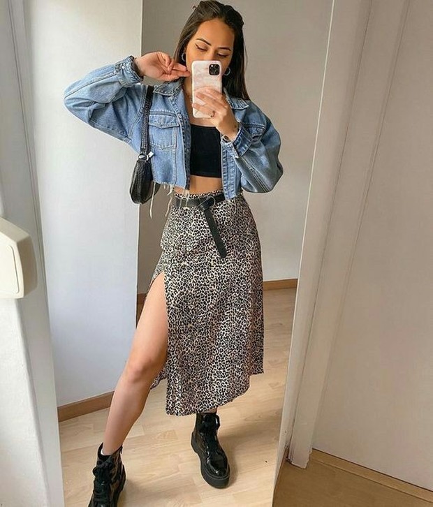 Kiat memakai outfit bermotif leopard