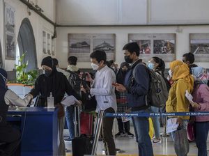 Hari Ini Ada 3.800 Orang Mudik dari Stasiun Pasar Senen Hari Ini Ada 3.800 Orang Mudik dari Stasiun Pasar Senen