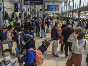 Puncak Arus Balik di Stasiun Pasar Senen-Gambir Diprediksi Besok!