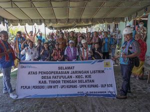 Listrik Jadi Kado Natal bagi Warga Fatuulan, Desa di Atas Awan NTT