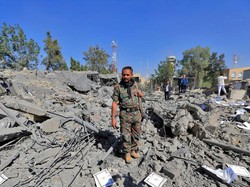 Gempuran Koalisi Arab Saudi Hancurkan 9 Gudang Senjata Houthi di Yaman