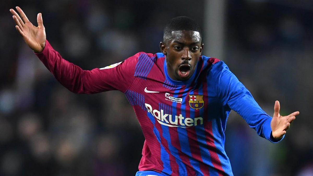 Winger Barcelona, Ousmane Dembele. (Foto: Alex Caparros/Getty Images)