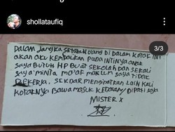 Ternyata, Segini Besaran Duit Kotak Amal Pencuri yang Tinggalkan Surat Haru