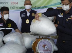 Penyelundupan Sabu ke Australia Senilai Rp 400 M di Samsak Tinju Digagalkan Polisi Thailand