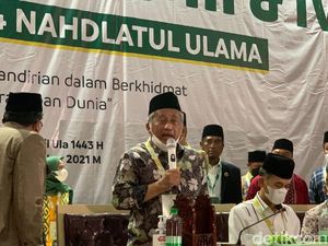 Sambil Nangis, Pimpinan Sidang Muktamar NU Ucapkan Selamat ke Yahya Staquf