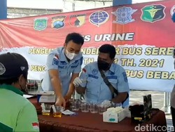 Digelar Mendadak, Sopir Bus Terminal Pandaan Tak Bisa Mengelak Dites Urine