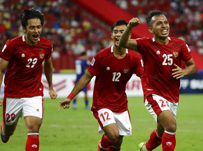 Indonesia ke final Piala AFF 2020. Skuad Garuda melaju usai mengalahkan tuan rumah Singapura dengan skor 4-2 di semifinal leg kedua.