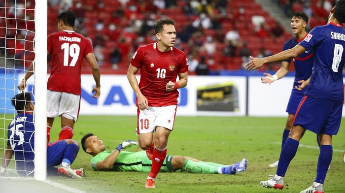 Indonesia ke final Piala AFF 2020. Skuad Garuda melaju usai mengalahkan tuan rumah Singapura dengan skor 4-2 di semifinal leg kedua.