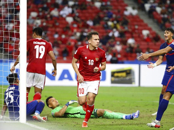 Indonesia ke final Piala AFF 2020. Skuad Garuda melaju usai mengalahkan tuan rumah Singapura dengan skor 4-2 di semifinal leg kedua.