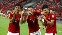 Indonesia lolos ke final Piala AFF 2020 dengan agregat 5-3 atas Singapura. (Foto: AP/Suhaimi Abdullah)