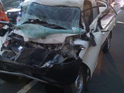 Kecelakaan di Tol Semanggi, Sopir Pikap Tewas Usai Tabrak Belakang Truk