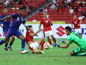 Layak Jadi Man of the Match, Kiper Singapura Hassan Sunny Dipuji-puji