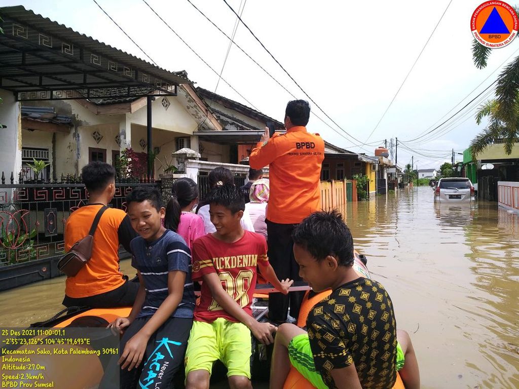BMKG: Curah Hujan Pemicu Banjir Palembang Tertinggi Sejak 31 Tahun Terakhir