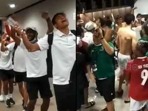 Euforia Skuad Garuda Usai Bungkam Singapura Euforia Skuad Garuda Usai Bungkam Singapura