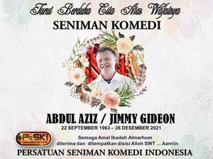 Jimmy Gideon Meninggal, Disebut Tak Sakit tapi Jatuh di Kamar Jimmy Gideon Meninggal, Disebut Tak Sakit tapi Jatuh di Kamar