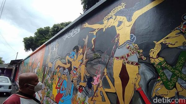 Mural Kisah Alkitab Mejang di Muntilan Magelang