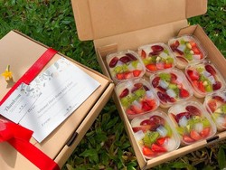 Icip Manisnya Puding Buah, Inspirasi Hampers Lezat buat Sahabat