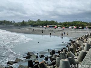 Ganjil Genap Belum Diterapkan di Pantai Glagah Kulon Progo, Ini Alasannya
