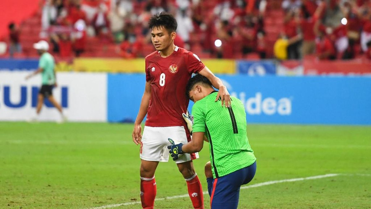 Witan Sulaeman dkk. diharapkan tetap berkarier di Eropa (AFP/ROSLAN RAHMAN)