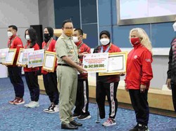 Pemprov DKI Beri Bonus PON XX dan Peparnas XVI, Ada yang Sampai Rp 350 Juta