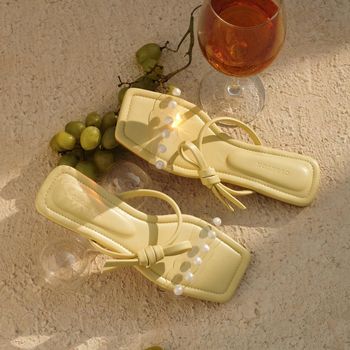 CLOXVOX - Nara Slippers In Lemon