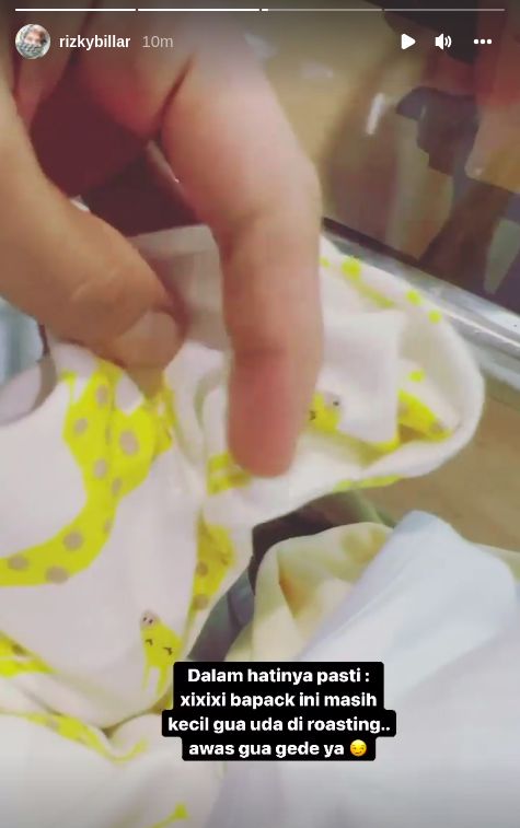 Instagram Stories Rizky Billar