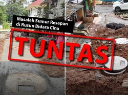 detikcom Do Your Magic: Before-After Pengerjaan Sumur Resapan di Bidara Cina yang Dulu Terlantar