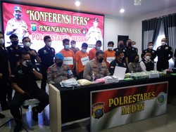 13 Kg Sabu-10 Ribu Butir Ekstasi Asal Malaysia Gagal Masuk Medan