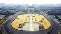Lockdown Ketat Bikin Kota Xian, China Sepi Banget