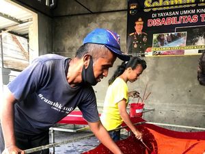 Produk UKM Karya Difabel Mejeng di Paviliun Indonesia Expo 2020 Dubai Produk UKM Karya Difabel Mejeng di Paviliun Indonesia Expo 2020 Dubai