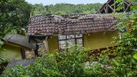 Diguyur Hujan Deras, Atap SDN di Ciamis Ambruk