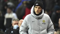 Tuchel sempat mempertanyakan mentalitas para pemain Chelsea ketika dikalahkan Manchester City 0-1 akhir pekan kemarin. Ketika ditahan Brighton, Tuchel beralasan pemainnya kelelahan (AP)