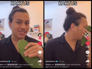 TikToker Emil Mario Berani Cicip Kaktus Mentah, Ini Komentarnya