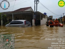 Banjir di Palembang, Ketinggian Hingga 1 Meter-4.000 KK Terdampak