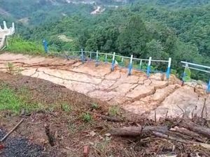 Wisata Negeri di Atas Awan Lebak Tutup Saat Tahun Baru Imbas Longsor