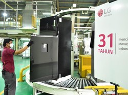 31 Tahun Hadir di RI, LG Produksi Kulkas 2 Pintu Kelas Premium
