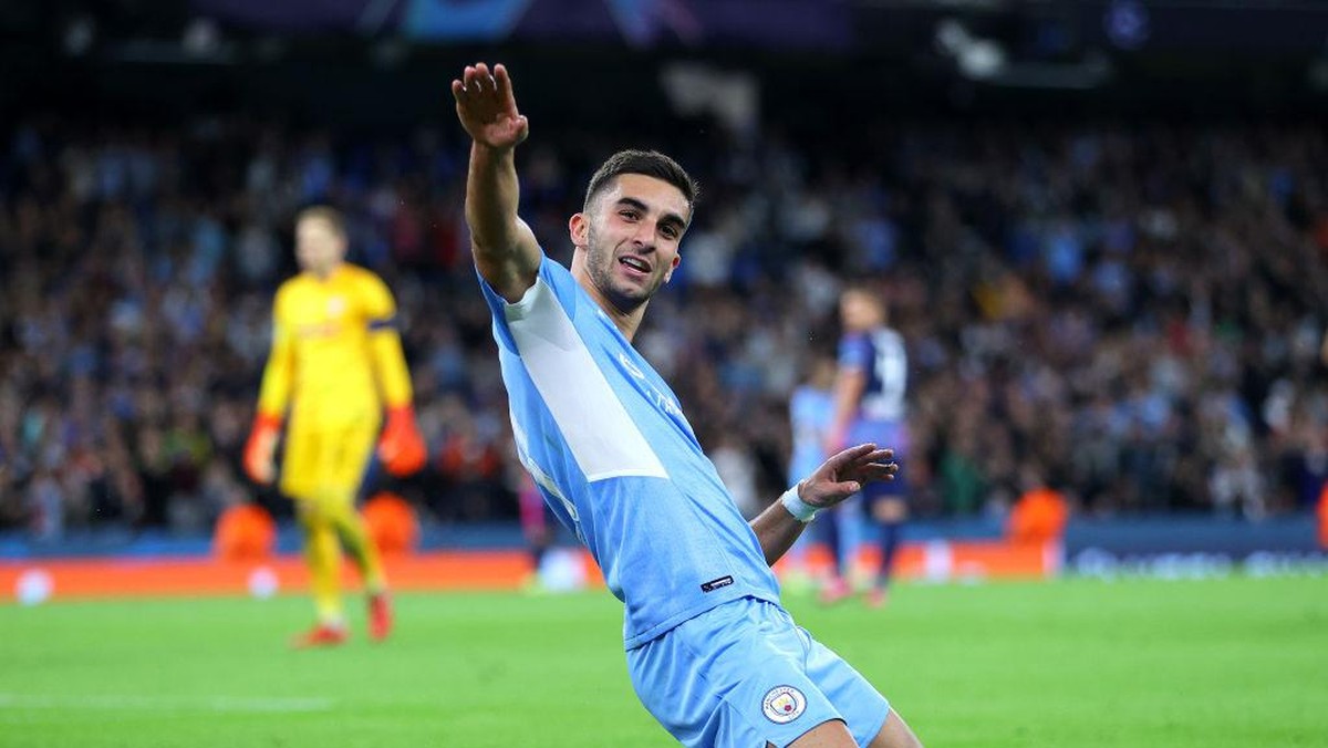 Ferran Torres berharap bisa cemerlang dilatih Xavi Hernandez. (Foto: Getty Images/Richard Heathcote)