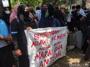 Kantor BPN Jateng Digeruduk Warga Terdampak Bendungan Bener, Ada Apa?