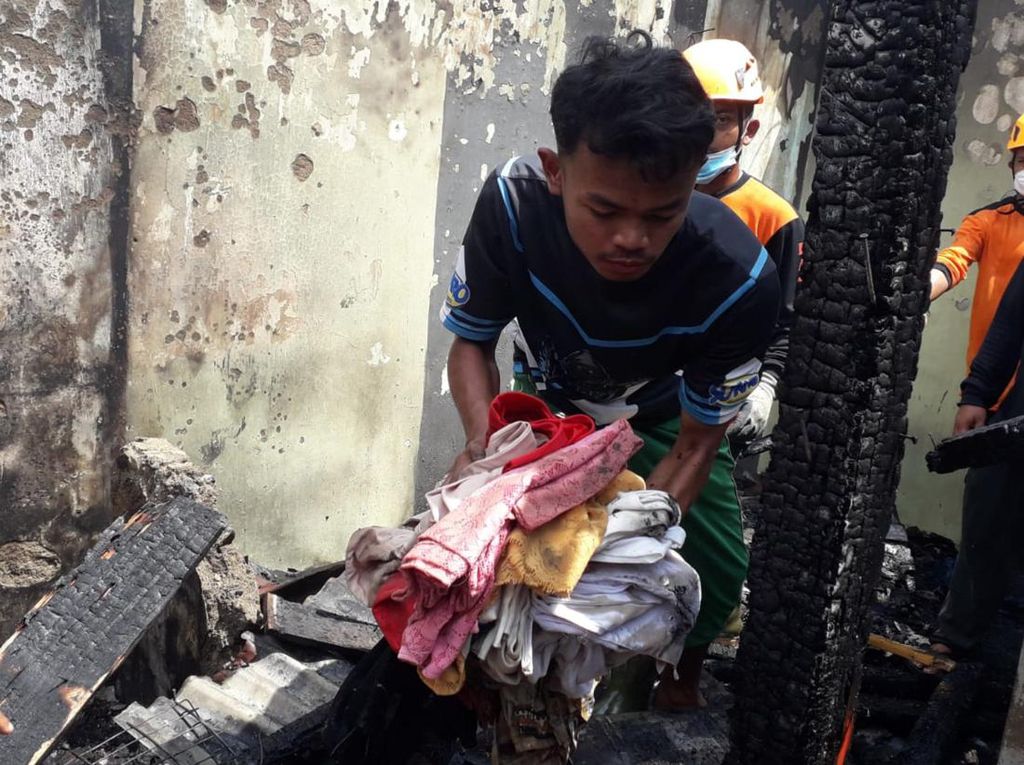 Kebakaran Melanda 5 Rumah di Garung Wonosobo, Belasan Orang Ngungsi