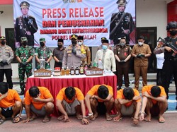 129 Kasus Narkoba Setahun di Bangkalan Diungkap, 172 Tersangka Ditangkap