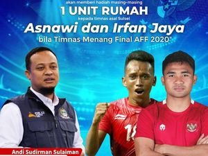 Plt Gubernur Sulsel Akan Beri Rumah ke Asnawi-Irfan Jaya Jika Juara AFF