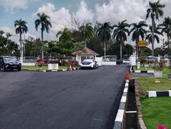Mulus, Begini Penampakan Aspal Rp 2 Miliar di Rumah Dinas Gubsu
