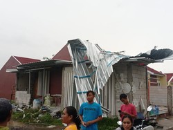 46 Rumah di Gebang Cirebon Rusak Diterjang Puting Beliung