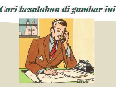 Cari Kesalahan di Gambar Ini, Temukan Hal yang Tidak Masuk Akal