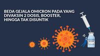 Catat! Beda Gejala Omicron Orang yang Divaksin Lengkap, Booster, dan Tak Vaksin