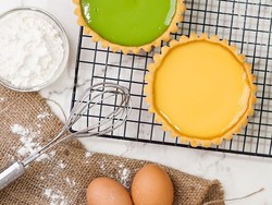 Diberi Sentuhan Pandan, Egg Tart Ini Punya Cita Rasa Lokal yang Nikmat