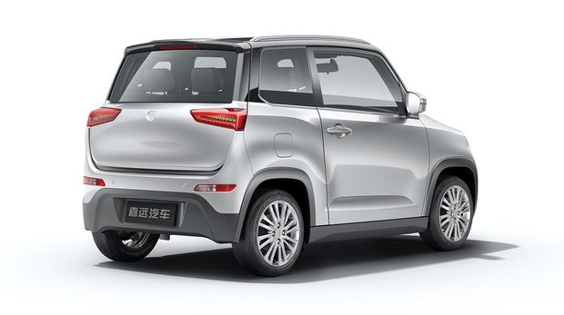 Mobil listrik mungil, Jiayuan Komi, telah meluncur di China pada Senin (27/12). Model ini dijual mulai dari Rp127 juta) yang berarti setara LCGC di Indonesia.